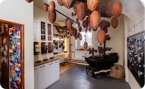 One of the Chocolate Museum exhibits