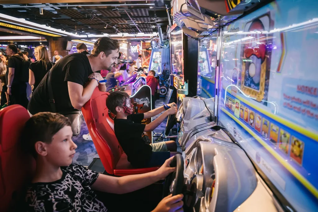 Arcade games at LEVELS
